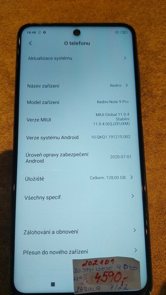 MOBILNÍ TELEFON E.Č.202101