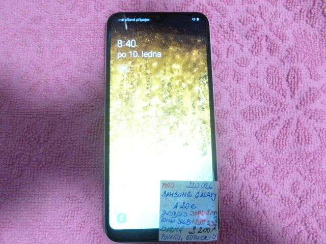 Samsung Galaxy A20e  E.Č. 220 026